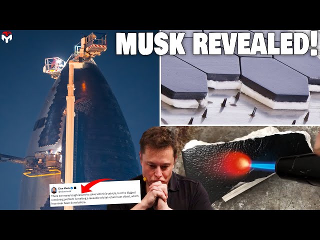 What Elon Musk Just Revealed About Starship Heat Shield Shocked NASA... class=