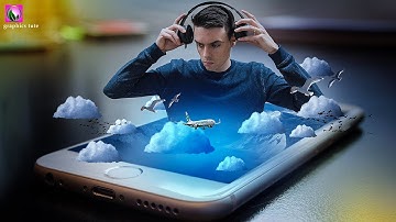 3D Music Boy Photo Manipulation - 3D Viral Mobile Manipulation In Photoshop - 3D Pop Out Photoshop