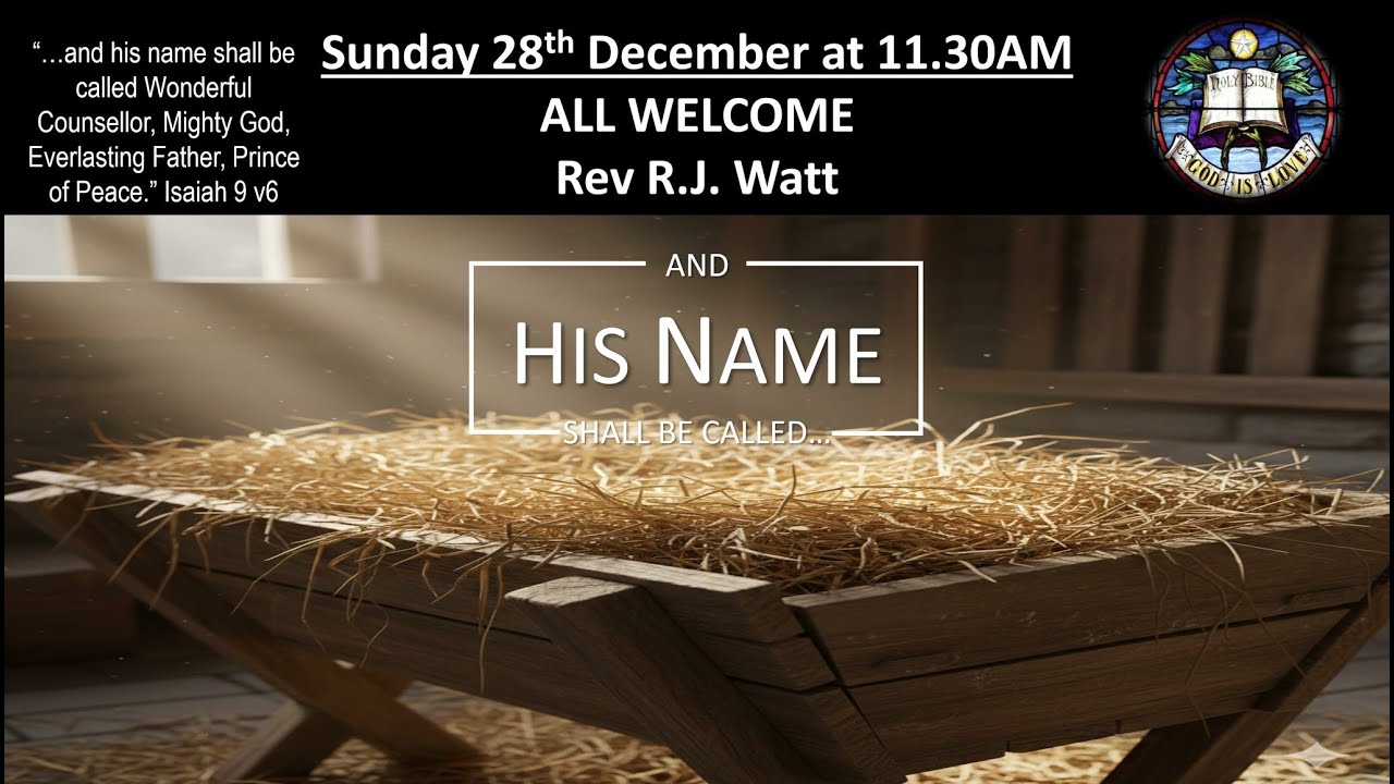 28-12-25 Killymurris Morning Worship 11:30am - Rev R.J. Watt