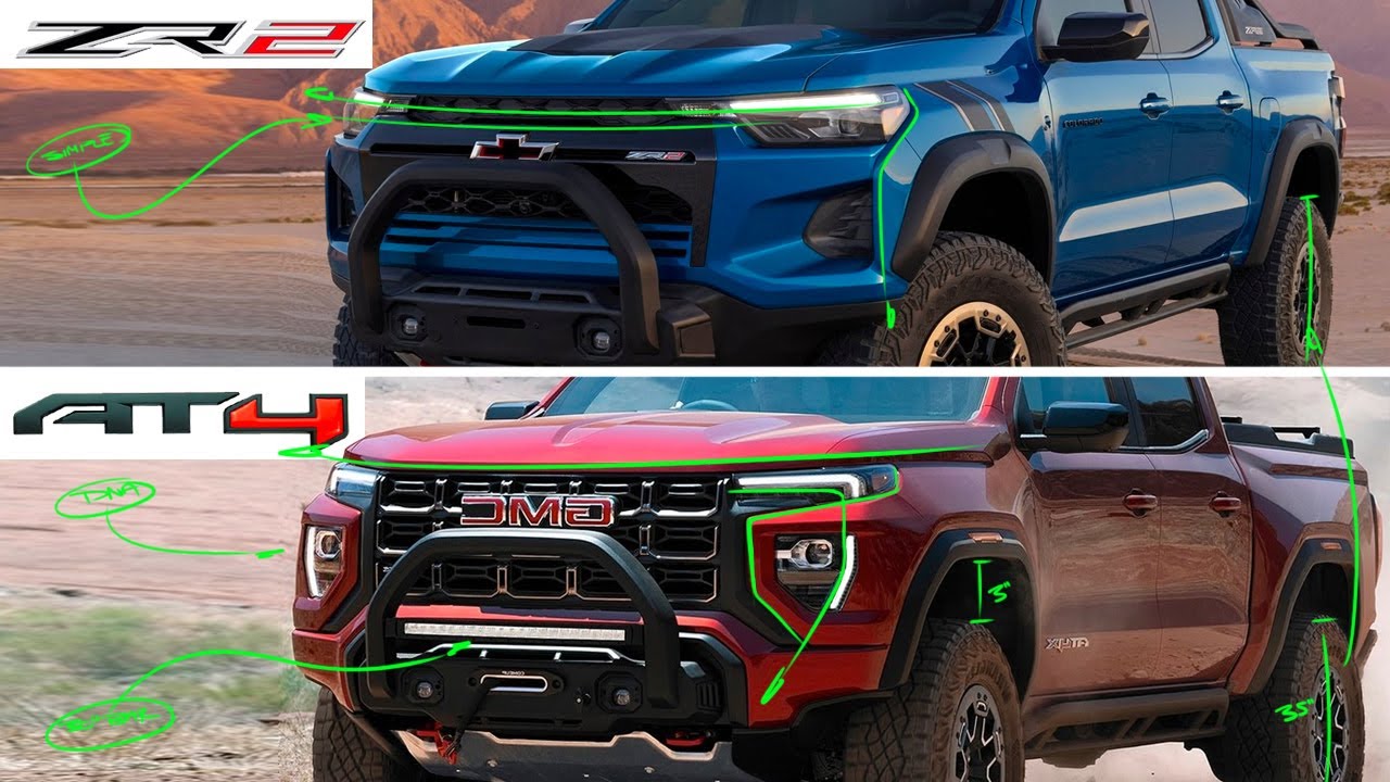 Well this choice just got A LOT HARDER! 2023 GMC Canyon vs NEW Chevy