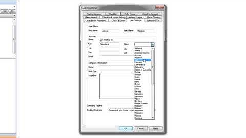 MeasureSquare tutorial: System settings (user setting tab)
