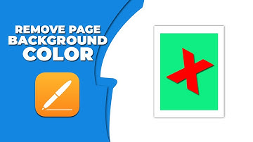 How to remove page background Color in Apple Pages iCloud