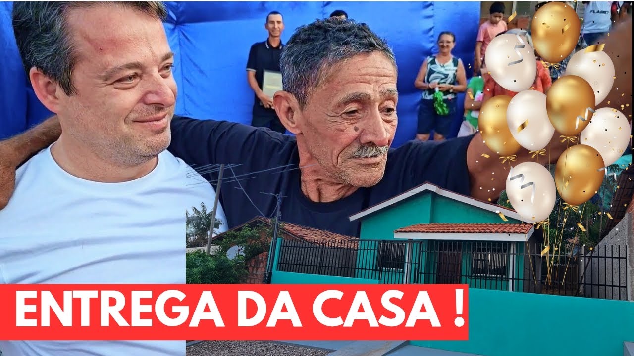 SEU MILTON: ENTREGA OFICIAL DA NOVA CASA E SURPRESA DO DR DALEFE