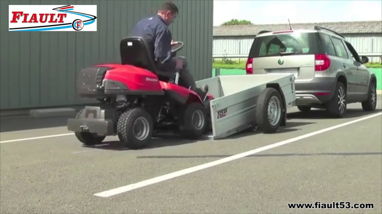 REMORQUE ABAISSABLE PORTE MOTO FIAULT
