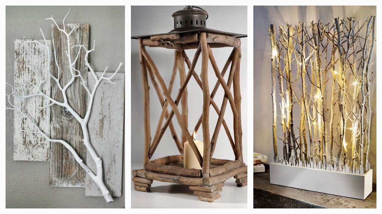 18 IDEIAS Para DECORAR COM GALHOS SECOS - Eduardo Wizard