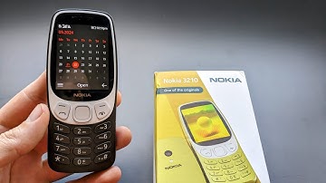 Calendar on Nokia 3210 4G Phone - How to Use & Add events / Reminders