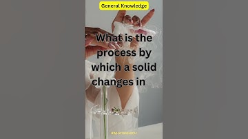 What is the process by which a solid changes into a liquid❔ 🤔  #shorts #viralshorts