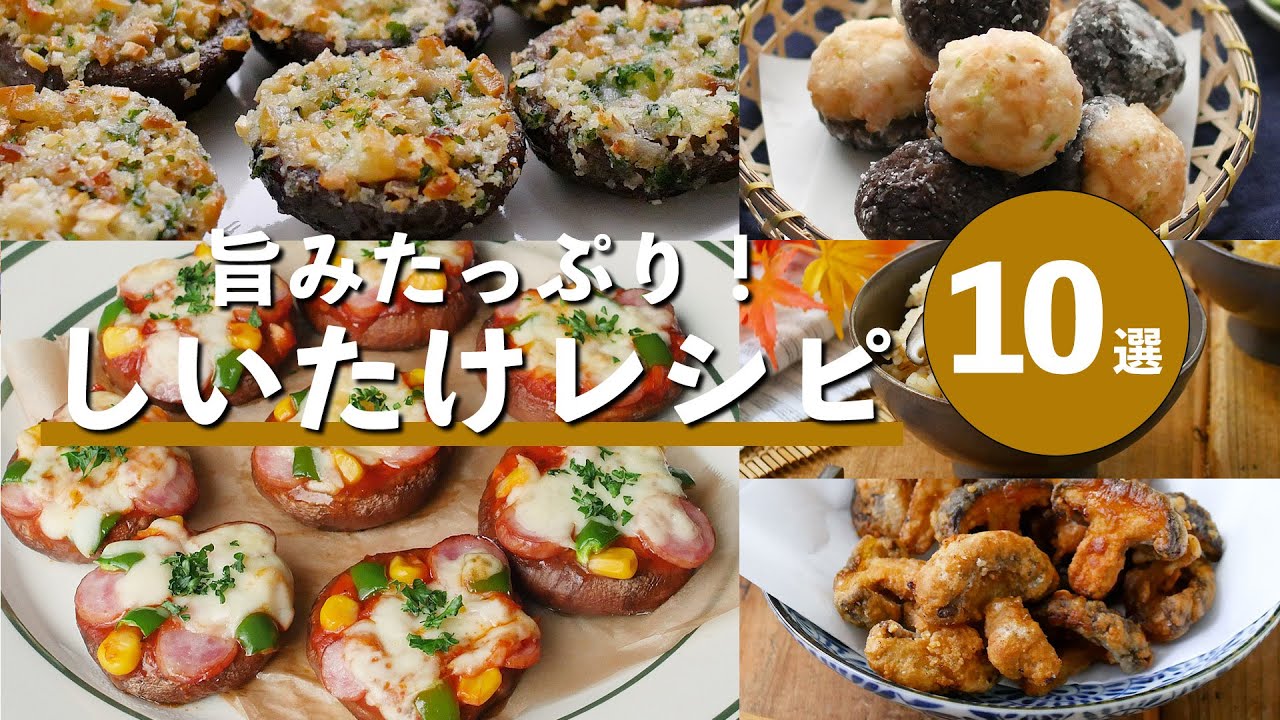 【絶品しいたけレシピ10選】しいたけ好き必見！旨味爆発レシピ満載♪