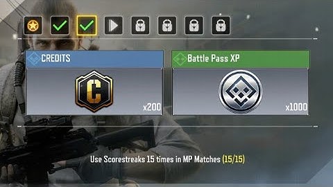 Call Of Duty Mobile Use Scorestreaks 15 times in MP Matches Task Completed