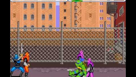 Ninja Turtles IV: Turtles in Time - Scene 2 - Alleycat Blues