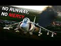 No Runway? No Problem! | DCS AV-8B Harrier SEAD &amp; Strike Mission | VR Gameplay