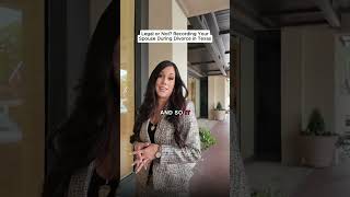 Legal or Not Recording Your Spouse During Divorce in Texas