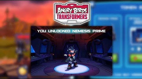Angry Birds Transformers Alternate: Unlocking Nemesis Prime