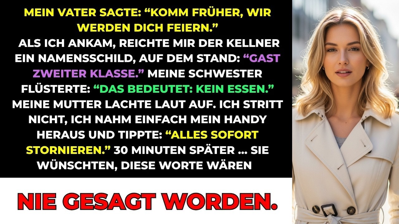 Meine Eltern Sagten： ＂Komm Früher, Wir Wollen Dich Feiern ＂ Doch Als Ich Ankam…
