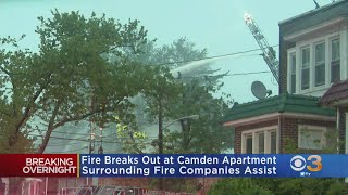 Fire Breaks Out At Apartment Building In Camden