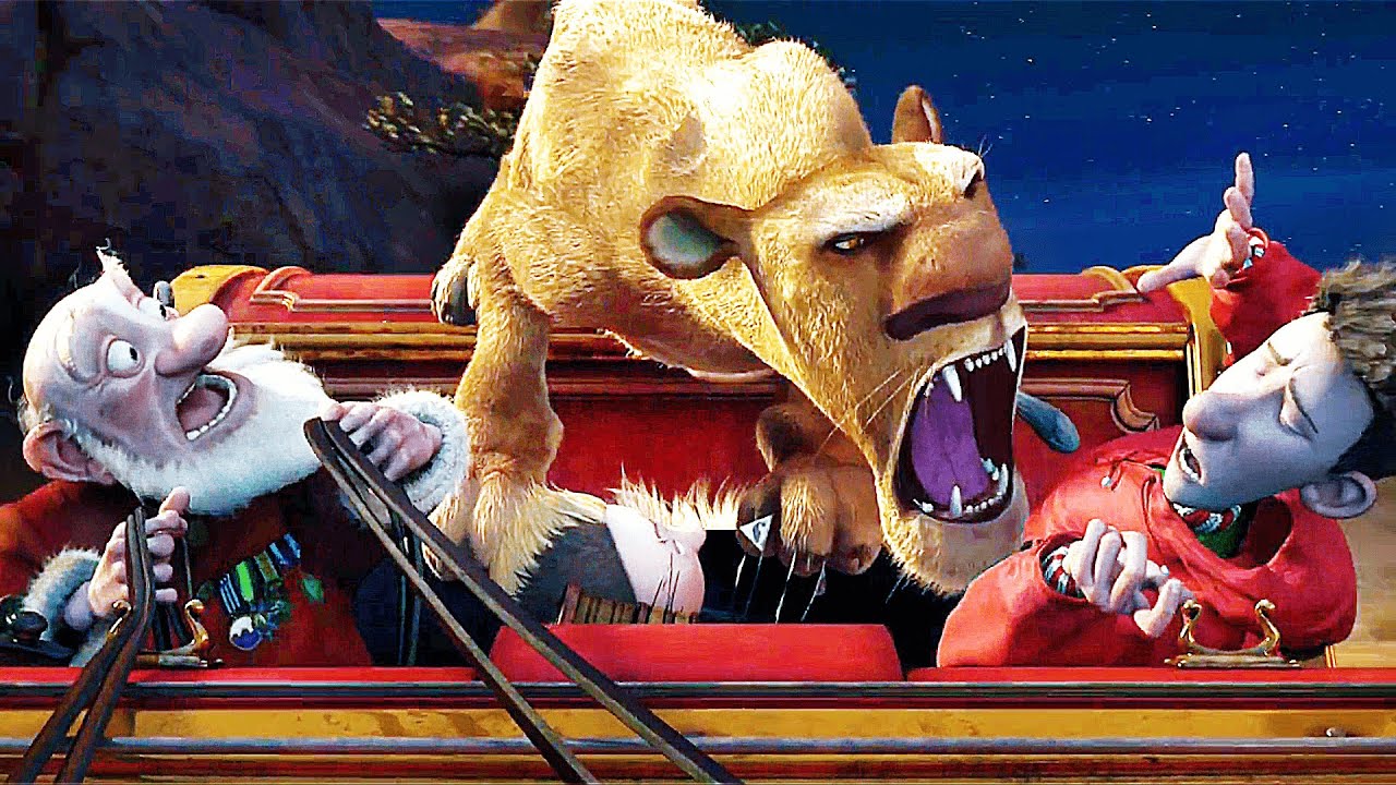 Man Eating Lions Scene | ARTHUR CHRISTMAS (2011) Movie CLIP HD