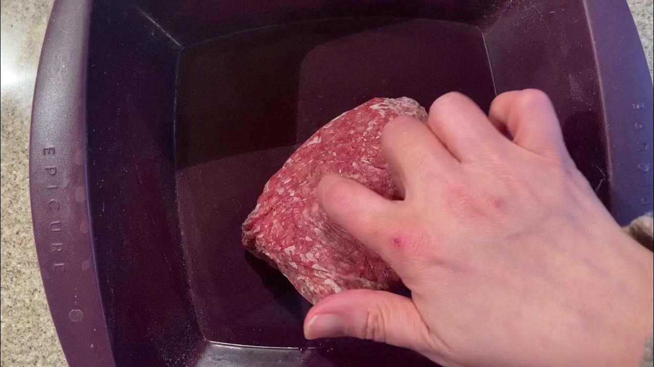 Thawing ground beef quickly and easily using the Epicure steamer. YouTube