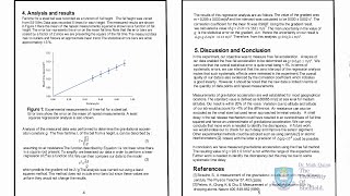 Report writing: Results & Discussion