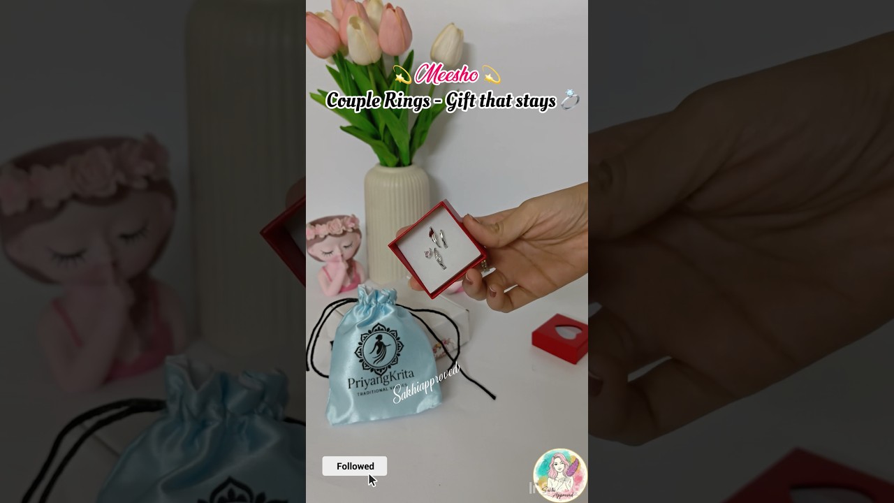 Meesho Couple Rings ❤️ A Lovely Pick for Couples & Valentine