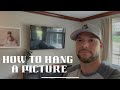 DIY - How to Hang a Picture Frame Correctly