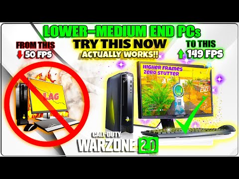 MAJOR Warzone 2 FPS BOOST!! Changing These Could DOUBLE FPS! Settings Optimization U0026 Stuttering FIX!