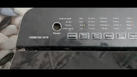 HAIER  WASHING MACHINE ||FA ERROR||E4 ERROR SOLUTION||HWM 150 1678 MODAL||FULLY AUTOMATIC MACHINE