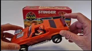 Retro MASK Stinger Toy Kenner 1986 - Toy Review How To Transform Pontiac Sports Car to Armoured Tank
