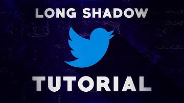 How To Create Long Shadow Effect in Adobe Photoshop CS6 - Easy Tutorial