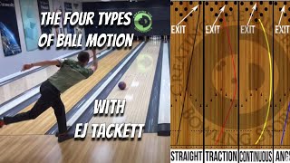 Achieving the 4 Types of Ball Motion | ONLY changing the surface of the Bowling Ball with EJ Tackett