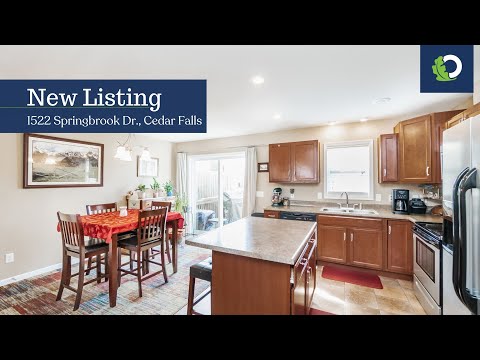 1522 Springbrook Drive, Cedar Falls, IA home video tour