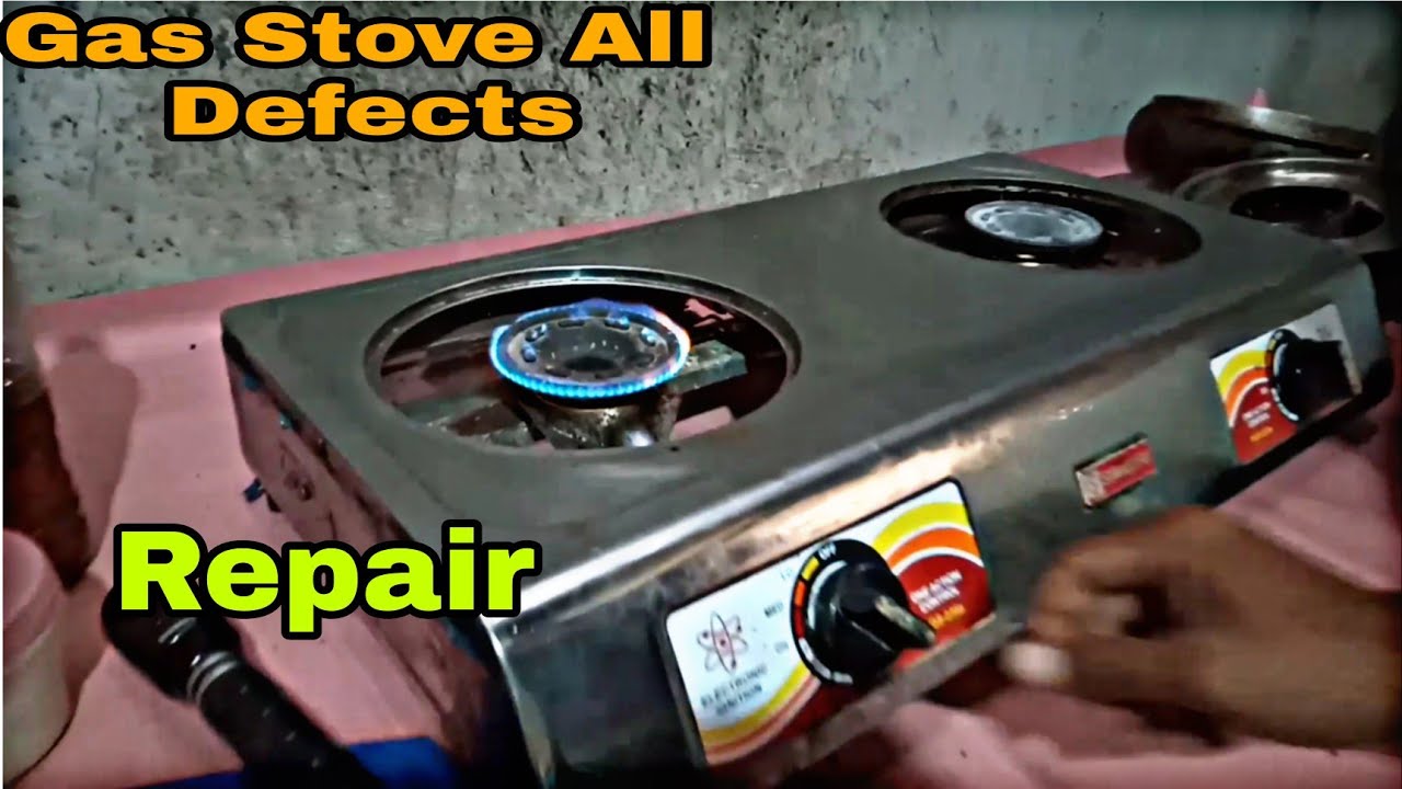 GAS STOVE Burner Repair Ignition Switch MASTER CLINT. YouTube