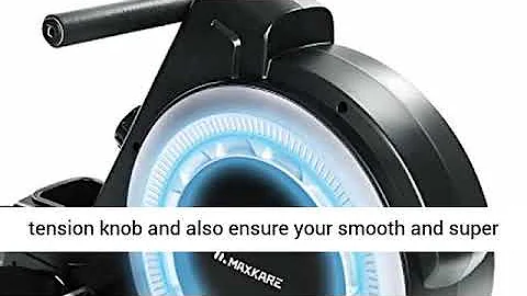 MaxKare Magnetic Rower Rowing Machine 16 Level Tension Resistance Exercise for Whole Body with LCD