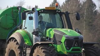 Gülle fahren | Slurry injection | Deutz Fahr Agrotron 9340 TTV