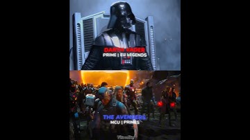 Darth Vader (Legends) vs Avengers (MCU) part 1 #shorts
