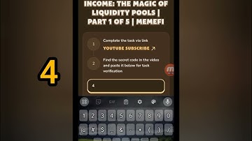 Unlock passive income: The Magic of liquidity pools | Memefi code