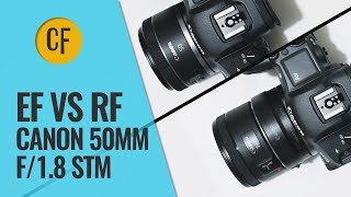 Canon RF vs EF | 50mm f\/1.8 STM Lens Challenge!