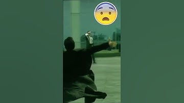 😨 Neo Dodging Bullets The Matrix Keanu Reeves #shorts