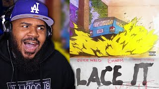 REAL MESSAGE!! Juice WRLD, Eminem \& benny blanco - Lace It (Official Audio) REACTION