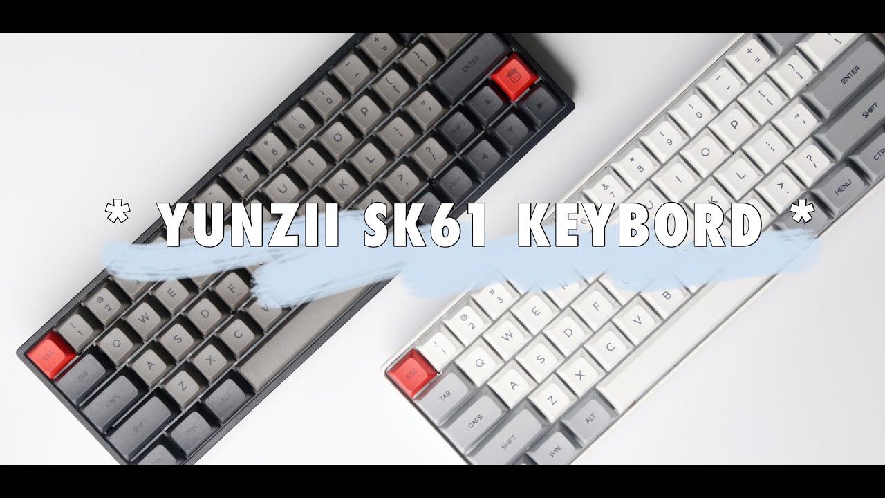 YUNZII SK61 Hotswappable Keyboard with Optical Switch