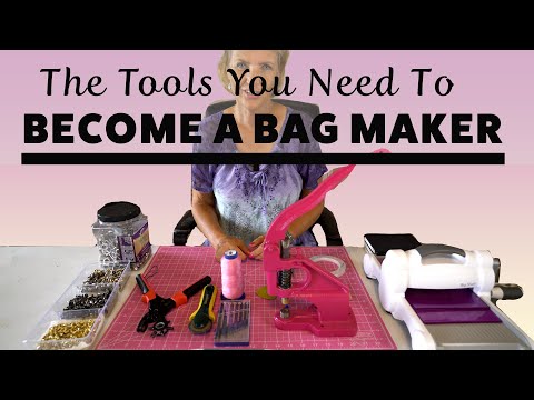 Bag Making for Beginners -  Tools & Materials You Need For Bag Making