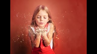 Blowing Glitter in Photoshop with the LSP Glitter Overlays