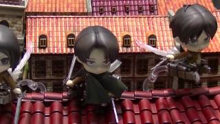 『進撃の巨人』ねんどろいど　ミカサ・リヴァイ・エレン：AnimeJapan2014