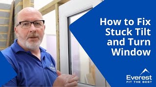 How to Fix Stuck Tilt and Turn Window by Everest Home Improvements 124,110 views 3 years ago 52 seconds