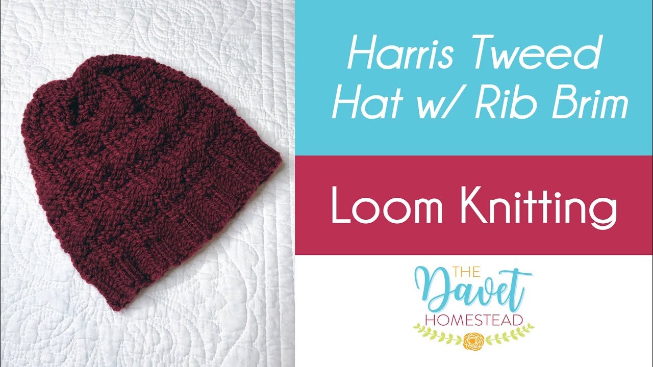 How to loom knit a hat (super easy for beginners) DIY TUTORIAL