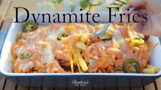 CHEESY DYNAMITE FRIES - Easy homemade recipe