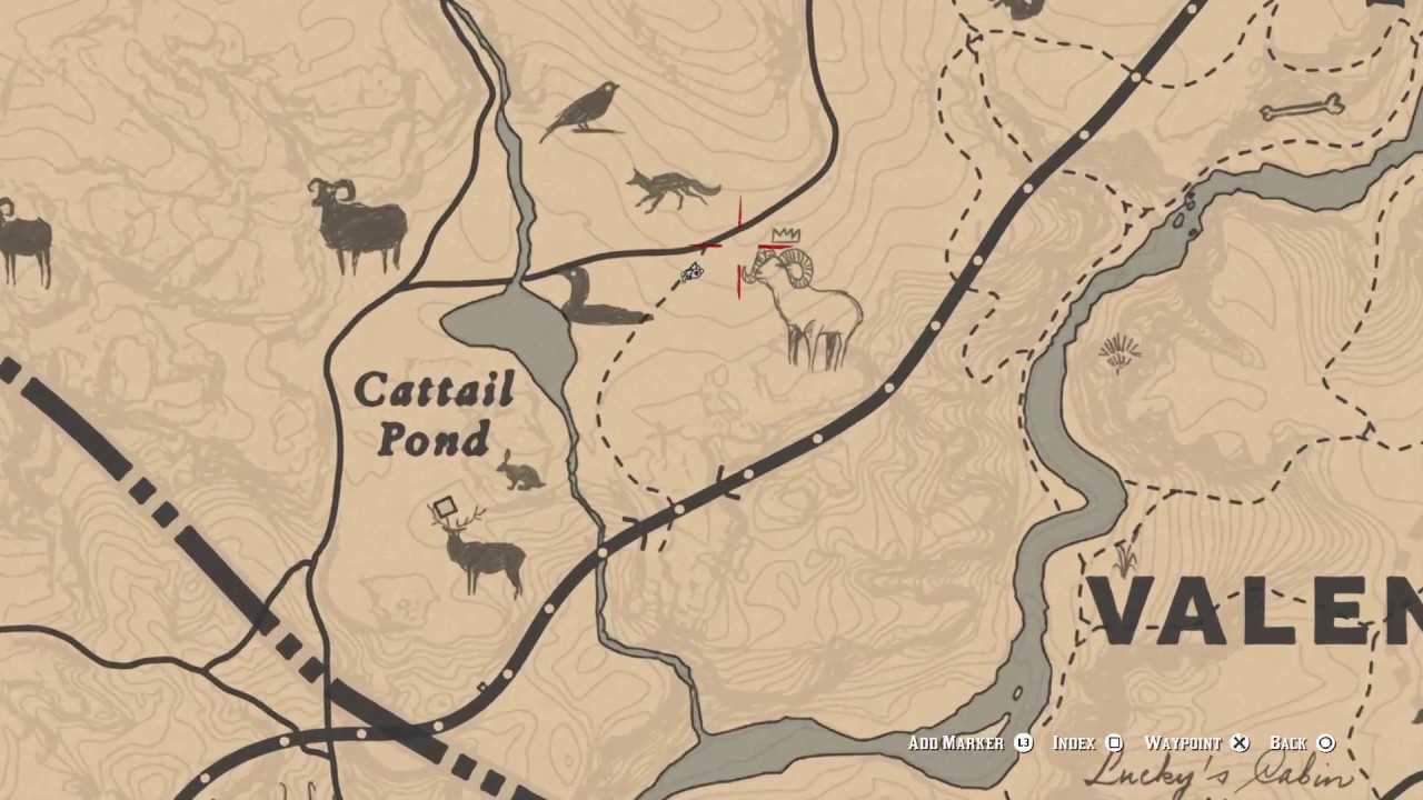 Red Redemption 2 Legendary Big Horn Ram Location - YouTube