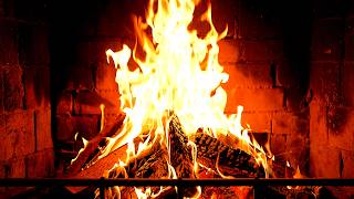 Cozy Fireplace 4K (12 HOURS). Fireplace with Crackling Fire Sounds. Fireplace Ambience