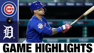 Báez, Bote lead Cubs to 9-3 win | Cubs-Tigers Game Highlights 8\/24\/20