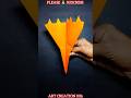 origami paper super fast paper plane idea #viralshorts