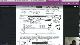 Pearson Academic Chemistry ch17 test review